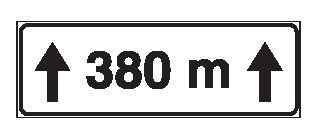 Cartello 105x35 cm Lamiera Scatolata Classe 2 ESTESA