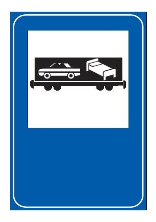 Cartello 40x60 cm Alluminio Scatolato Classe 1 AUTO AL SEGUITO