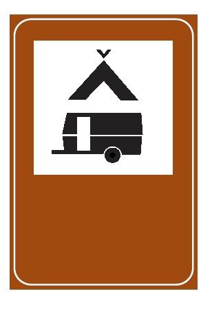 Cartello 40x60 cm Lamiera Scatolata Classe 1 CAMPEGGIO