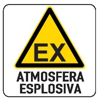 Cartello in All. 150x200 mm ATMOSFERA ESPLOSIVA