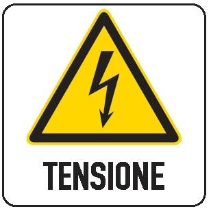 Cartello in All. 150x200 mm TENSIONE