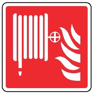 Cartello in All. 155x155 mm LANCIA ANTINCENDIO