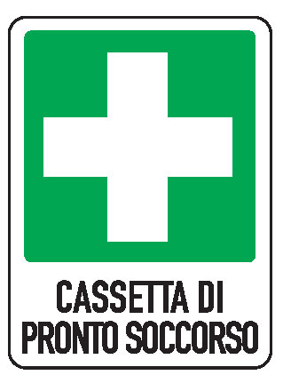 Cartello in All. 155x205 mm CASSETTA DI PRONTO SOCCORSO