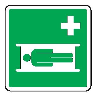 Cartello in All. 245x245 mm BARELLA DI EMERGENZA
