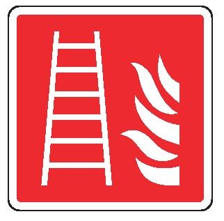 Cartello in All. 245x245 mm SCALA ANTINCENDIO
