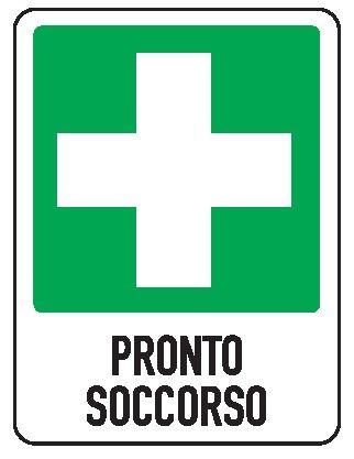 Cartello in All. 245x325 mm PRONTO SOCCORSO