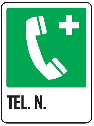 Cartello in All. 245x325 mm TEL. N.