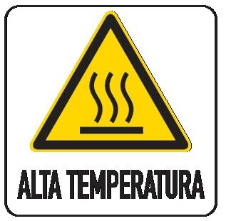 Cartello in All. 330x500 mm ALTA TEMPERATURA