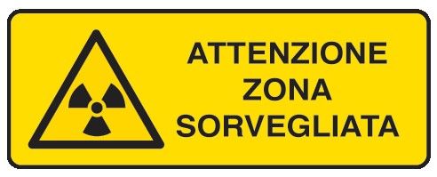Cartello in All. 330x500 mm ATTENZIONE ZONA SORVEGLIATA