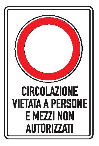 Cartello in All. Scatolato 400x600 mm DIVIETO PROPRIETÀ PRIVATA VIETATO L'ACCESSO A PERSONE E MEZZI NON AUTORIZZATI