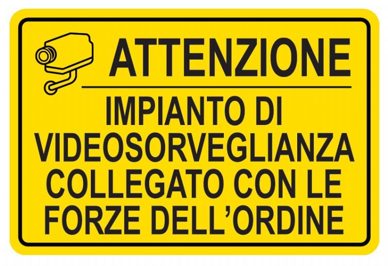  Etichetta   AREAVIDEOSORVEGLIATA