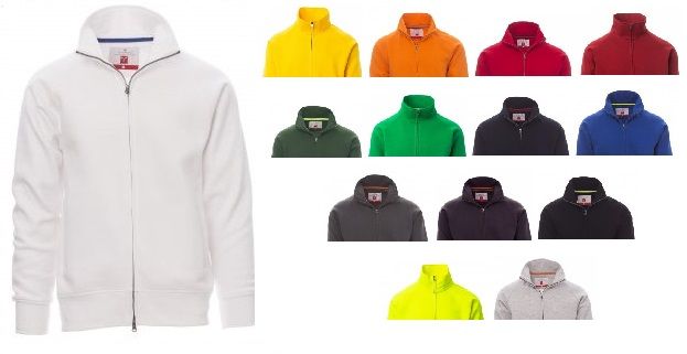 Felpa full zip PANAMA+ (due tasche)