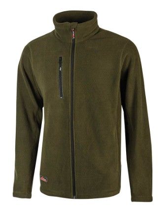 Giacca in pile U POWER - WARM dark green