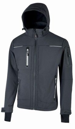 Giacca Soft-shell U POWER - SPACE asphalt grey