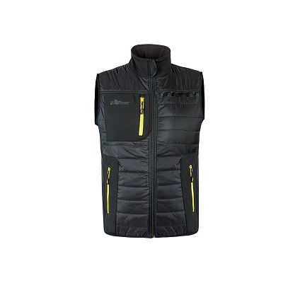 Gilet imbottito U POWER - WALL black carbon