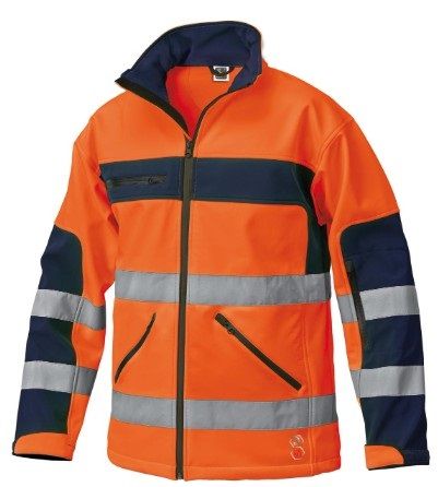 Giubbino Soft-shell alta visibilità 310 gr