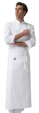 Grembiule Chef lungo TRENTO bianco