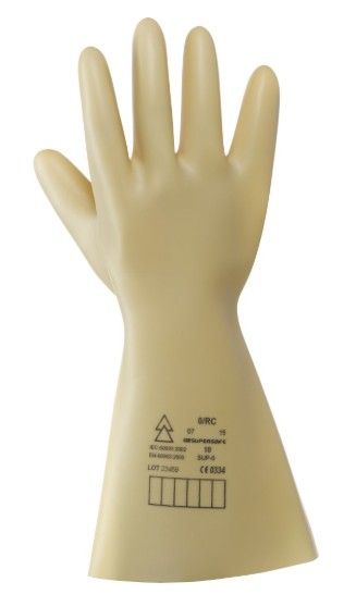 Guanti dielettrico ELECTRO Classe 00 (da utilizzare con sopraguanto)