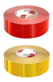 Nastro rifrangente ECE104 per superfici rigide - h. cm 5 rotolo da 50 mt