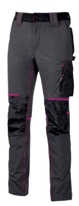 Pantaloni U POWER - ATOM LADY grey/fucsia