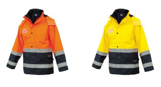 Parka alta visibilità bicolore 220 gr