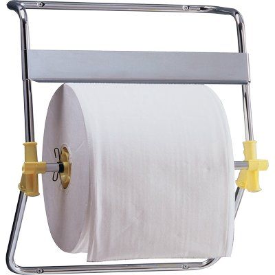 Supporto portabobine da muro cromato