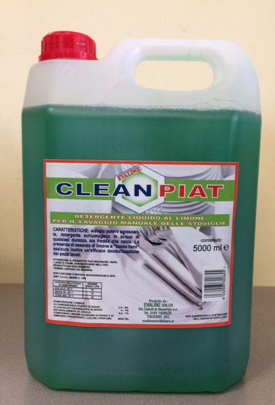 Tanica detersivo piatti CLEAN PIAT 5 lt.