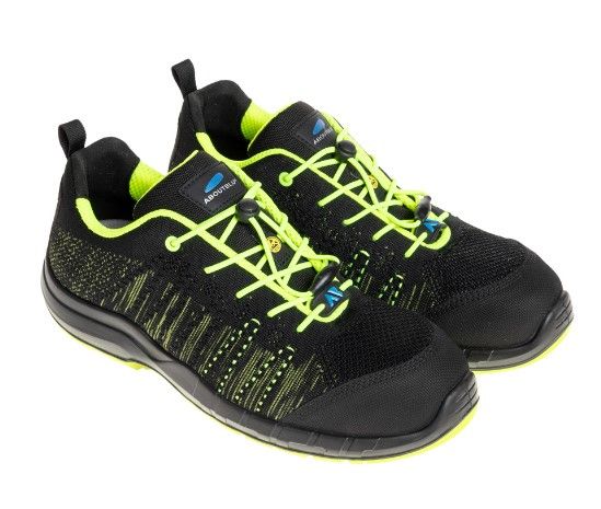 Calzatura LE MANS BLACK YELLOW FLUO LOW S1PL FO SR ESD